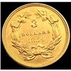 Image 2 : 1854 $3 Gold Piece UNCIRCULATED