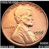 1955/55 DDO Wheat Cent CHOICE BU RD