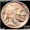 1918/7-D Buffalo Nickel NEARLY UNCIRCULATED