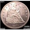 Image 1 : 1871 Seated Liberty Dollar CHOICE BU