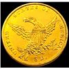 Image 2 : 1834 Plain 4 $5 Gold Half Eagle UNCIRCULATED