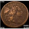 Image 1 : 1794 Liberty Cap Cent ABOUT UNCIRCULATED