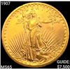 1907 $20 Gold Double Eagle GEM BU