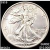 Image 1 : 1919 Walking Liberty Half Dollar CHOICE BU+