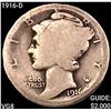Image 1 : 1916-D Mercury Dime NICELY CIRCULATED+