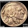 Image 1 : 1937-D 3 Leg Buffalo Nickel CHOICE AU