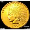 Image 1 : 1907 $10 Gold Eagle CHOICE BU