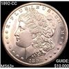 Image 1 : 1892-CC Morgan Silver Dollar CHOICE BU+