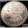 Image 1 : 1893-CC Morgan Silver Dollar UNCIRCULATED