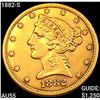 Image 1 : 1882-S $5 Gold Half Eagle HIGH GRADE
