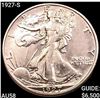 1927-S Walking Liberty Half Dollar CHOICE AU