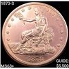 1873-S Silver Trade Dollar CHOICE BU+