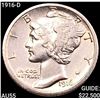 Image 1 : 1916-D Mercury Dime HIGH GRADE