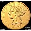 Image 1 : 1856 $5 Gold Half Eagle UNCIRCULATED