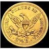 Image 2 : 1850 $2.50 Gold Quarter Eagle UNCIRCULATED