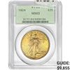 1924 $20 Gold Double Eagle PCGS MS63