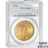 1928 $20 Gold Double Eagle PCGS MS65