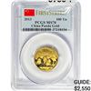 Image 1 : 2013 100 YN China Panda Gold 1/4 0Z PCGS MS70