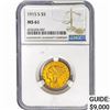 Image 1 : 1915-S $5 Gold Half Eagle NGC MS61