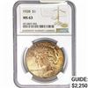 Image 1 : 1928 Silver Peace Dollar NGC MS63