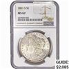 Image 1 : 1881-S Morgan Silver Dollar NGC MS67