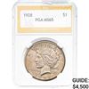 1928 Peace Dollar PGA MS65