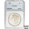 Image 1 : 1887 Morgan Dollar NNC MS-66PL