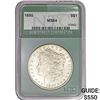 Image 1 : 1880 Morgan Silver Dollar NTC MS64