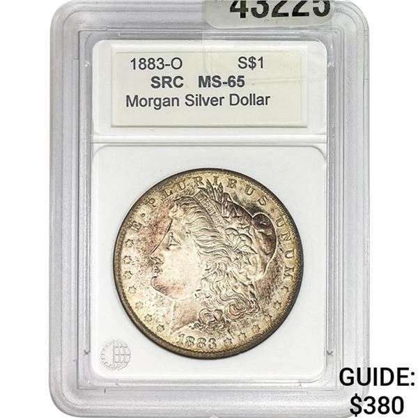 1883-O Morgan Silver Dollar SRC MS-65