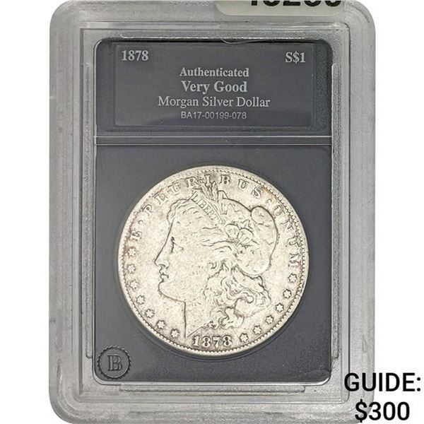 1878 Morgan Silver Dollar GSA VG
