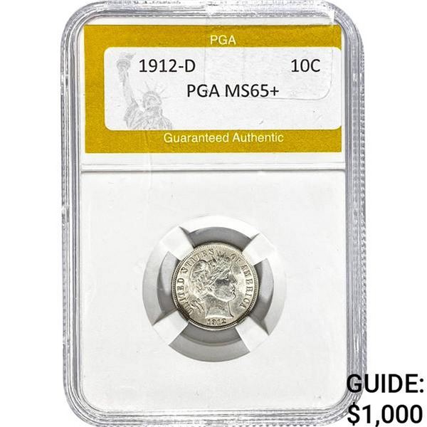 1912-D Barber Dime PGA MS65+
