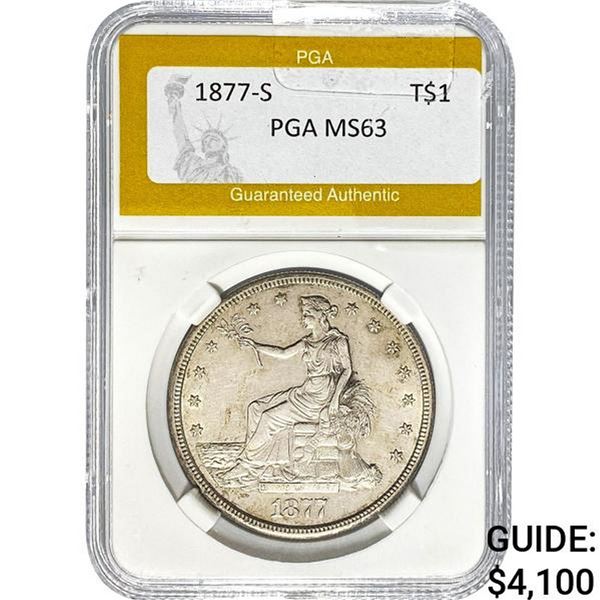 1877-S Trade Dollar PGA MS63
