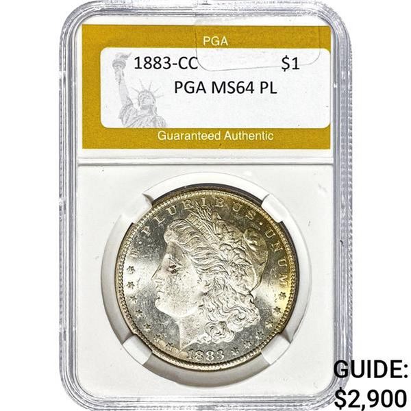 1883-CC Morgan Dollar PGA MS64 PL