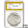 Image 1 : 1927-D Peace Dollar PGA MS65