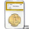 Image 1 : 1910 $20 Saint-Gaudens PGA MS63+