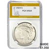 Image 1 : 1924-S Peace Dollar PGA MS64