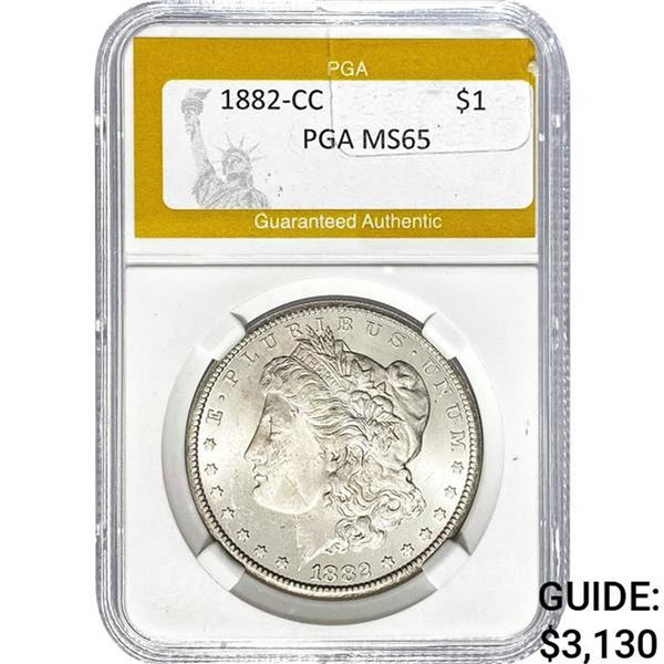 1882-CC Morgan Dollar PGA MS65