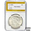 Image 1 : 1926 Peace Dollar PGA MS63