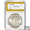 Image 1 : 1882-CC Morgan Dollar PGA MS64