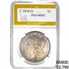 Image 1 : 1878-CC Morgan Dollar PGA MS63