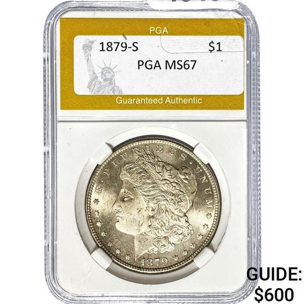 1879-S Morgan Dollar PGA MS67