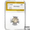 Image 1 : 1913 Barber Dime PGA MS63