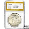 Image 1 : 1921 Peace Dollar PGA MS63