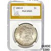1883-O Morgan Silver Dollar PGA MS65