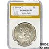 Image 1 : 1891-CC Morgan Dollar PGA MS64 PL