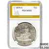Image 1 : 1876-S Trade Dollar PGA MS65