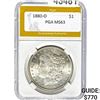 Image 1 : 1880-O Morgan Dollar PGA MS63