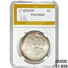 1878 8TF Morgan Dollar PGA MS64