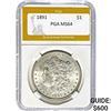1891 Morgan Silver Dollar PGA MS64