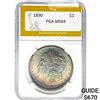 1890 Morgan Silver Dollar PGA MS64